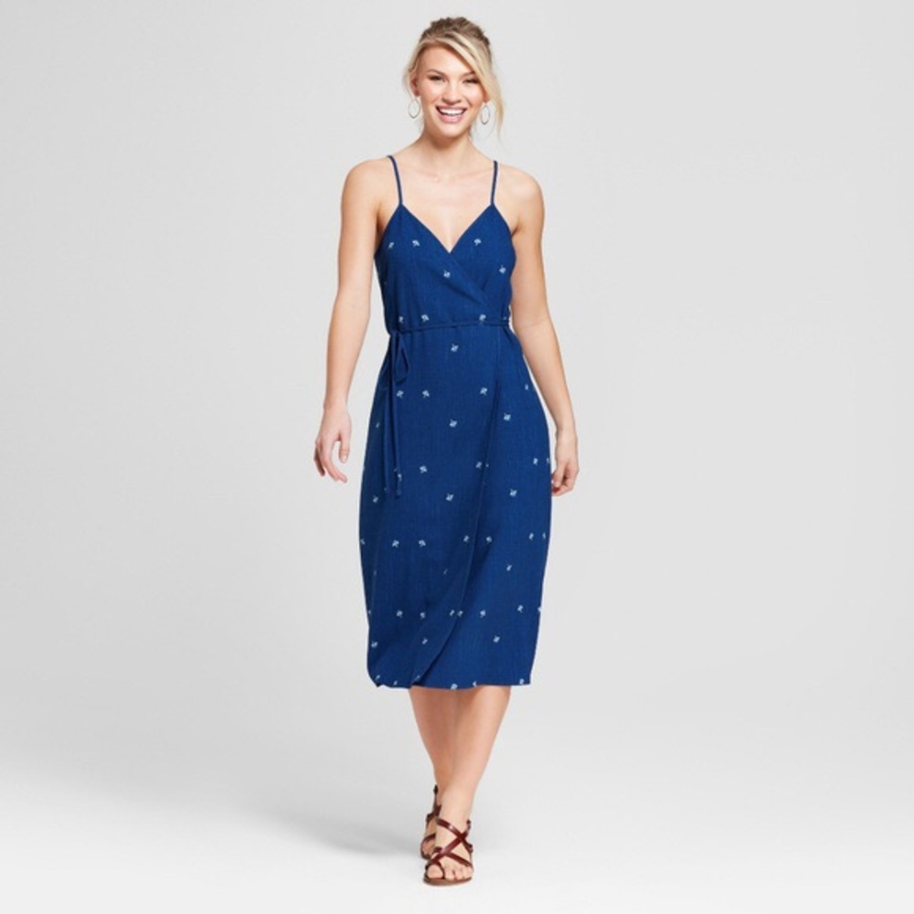Universal Thread Cotton Wrap Dress - RELISTED, ON HOLD